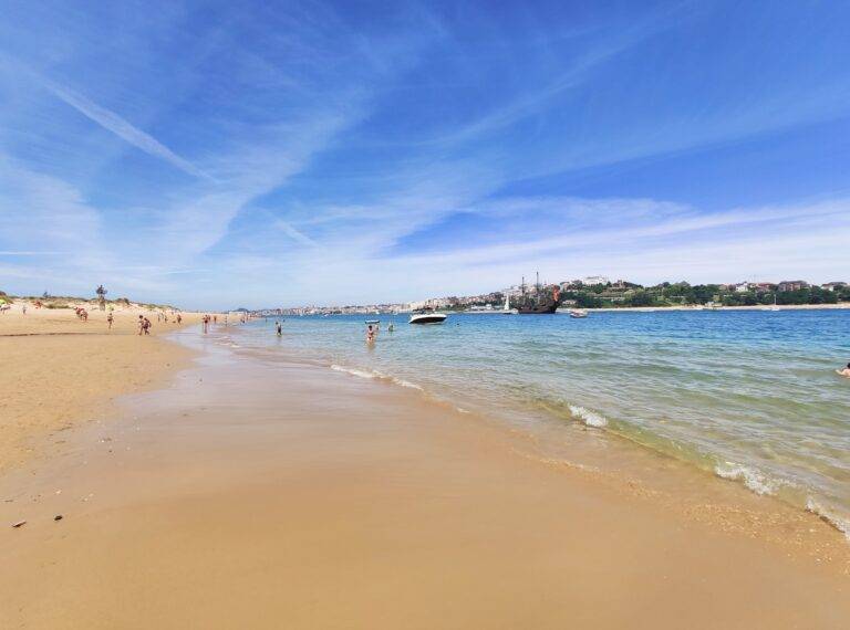 Playa del puntal santander somo como ir how to get Hiszpania cantabrie kantabria kantabrien cantabria hicantabria somo plaże przyjazne psom w Santander